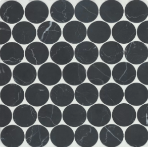 Nero Marquina Mosaic 10 - marble tile